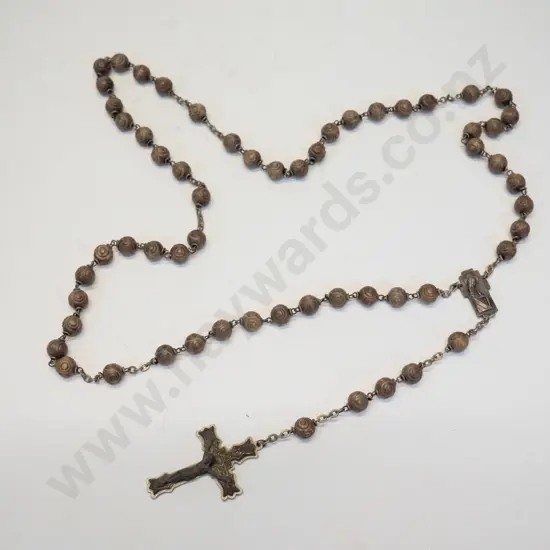 set of rosary beads