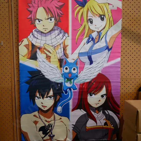 wall-hanging print on scroll