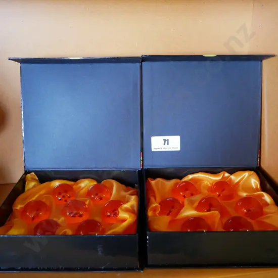 2 boxes of Dragon Ball Z crystal balls
