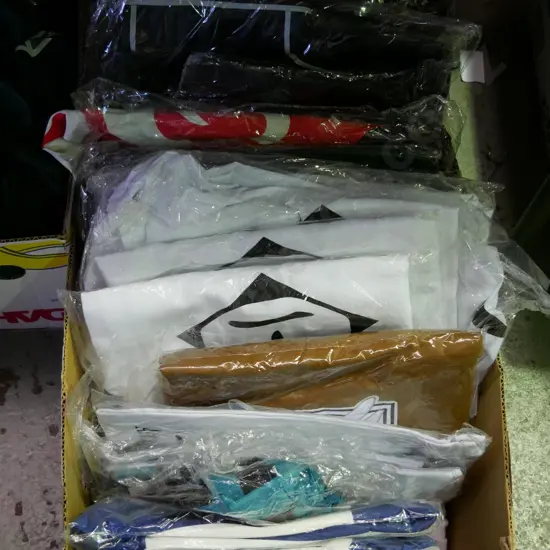 box of assorted unopened costumes