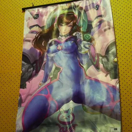 wall-hanging print on scroll