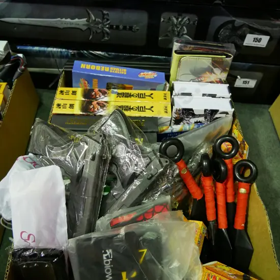 lucky dip box of assorted fantasy colllectables and toys