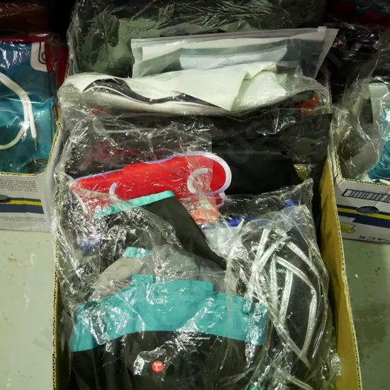 box of unopened costumes