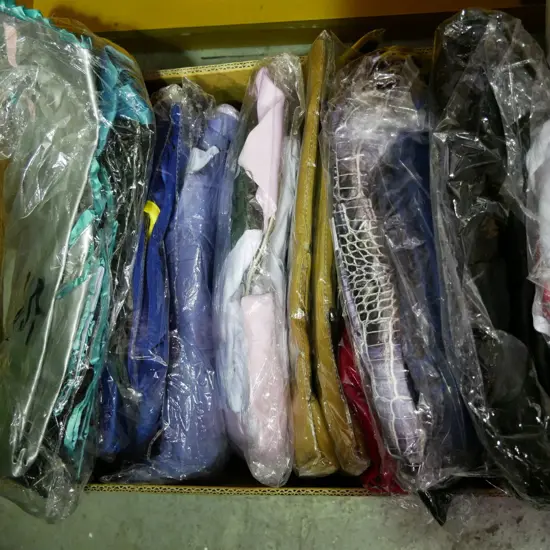 box of unopened costumes