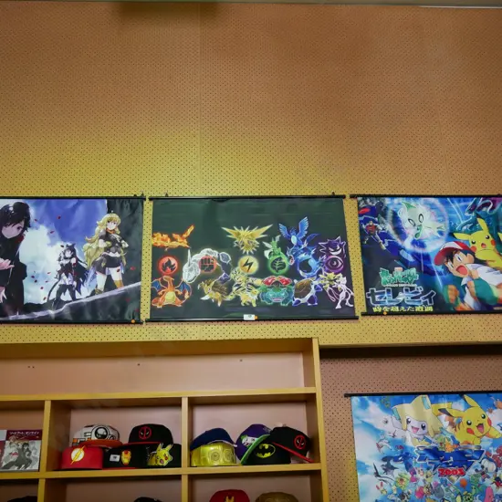 3 x wall-hanging print on scroll