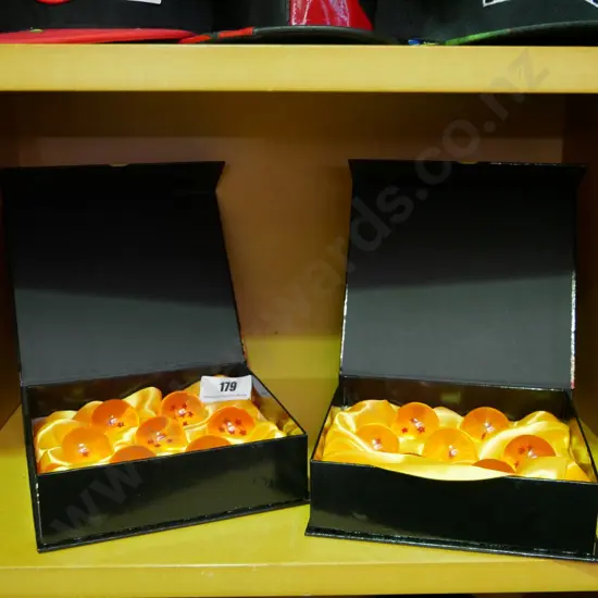 2 boxes Dragon Ball Z crystal balls