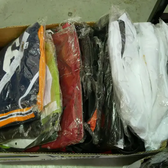 box of unopened costumes