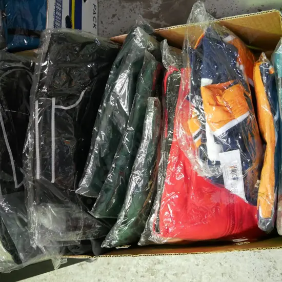 box of unopened costumes