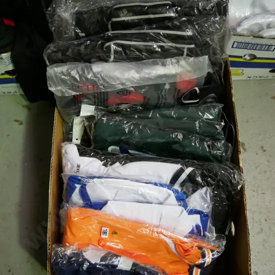 box of unopened costumes