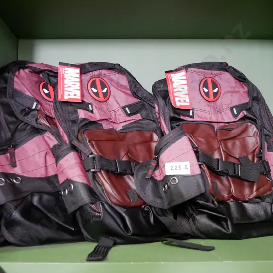 3 x Marvel Deadpool backpacks