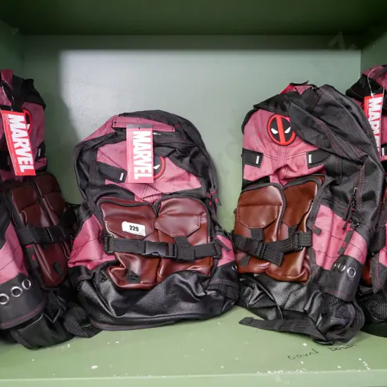 4 x Marvel Deadpool backpacks