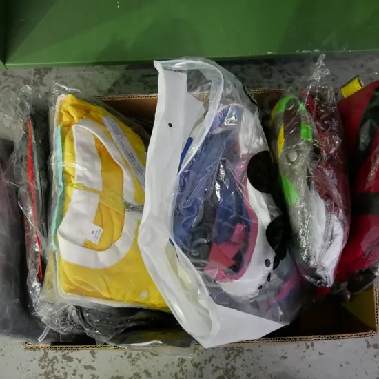 box of unopened costumes