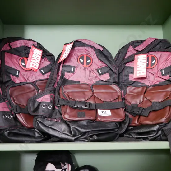 3 x Deadpool backpacks