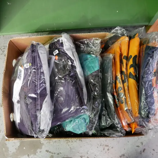 box of unopened costumes