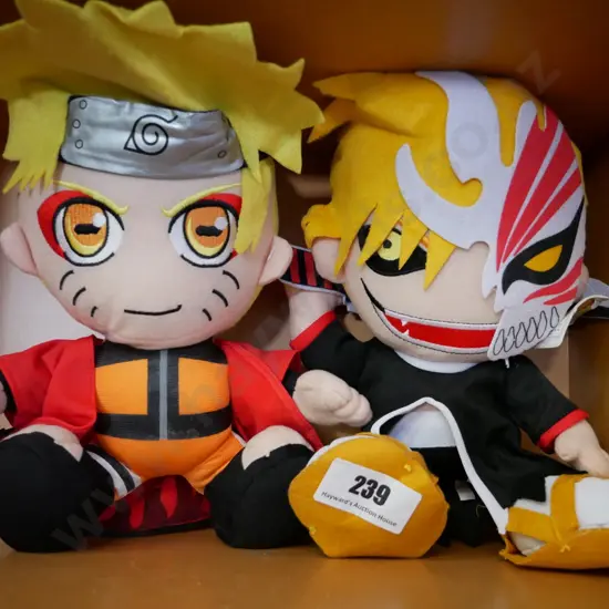 Totoro and Tokyo Ghoul soft toys