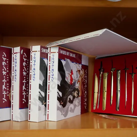 5 boxes Sword  Art Online miniature swords