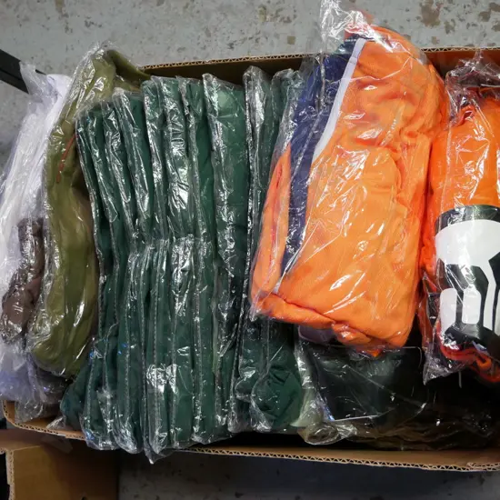 box of unopened costumes