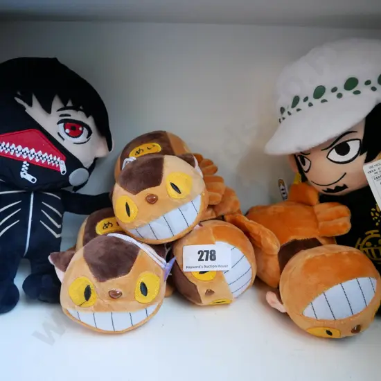 assorted soft toys