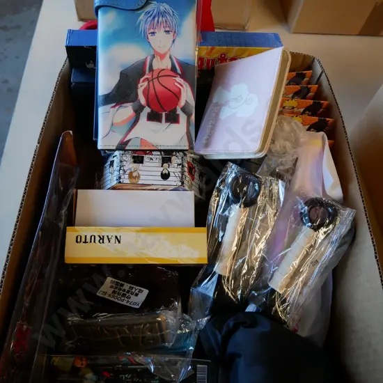 lucky dip box of assorted fantasy colllectables and toys