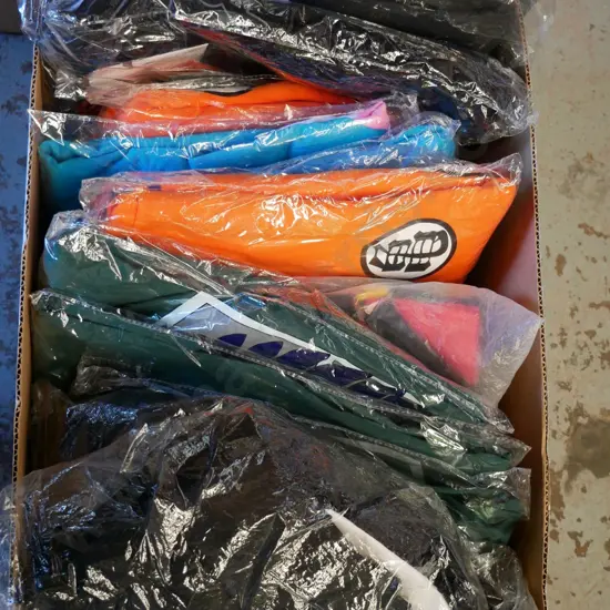 box of unopened costumes