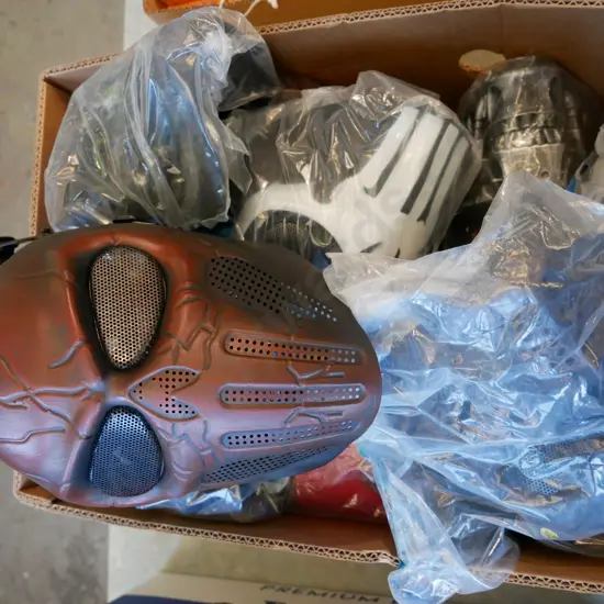 box of various masks