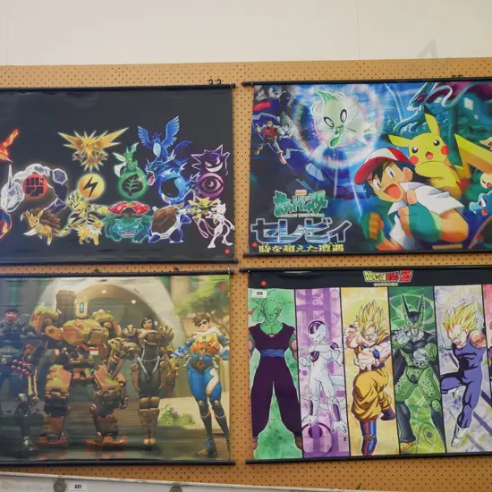 6 x wall-hanging print on scroll