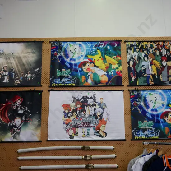 6 x wall-hanging print on scroll