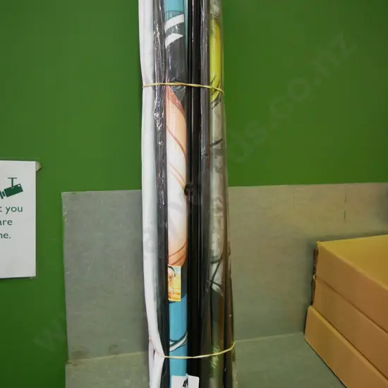 bundle of 10 wall hanging prints on scrolls