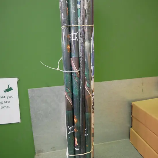 bundle of 10 wall hanging prints on scrolls