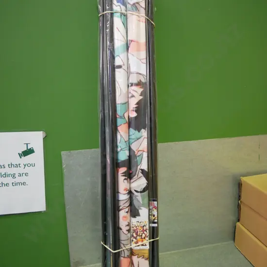 bundle of 10 wall hanging prints on scrolls