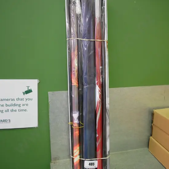 bundle of 10 wall hanging prints on scrolls