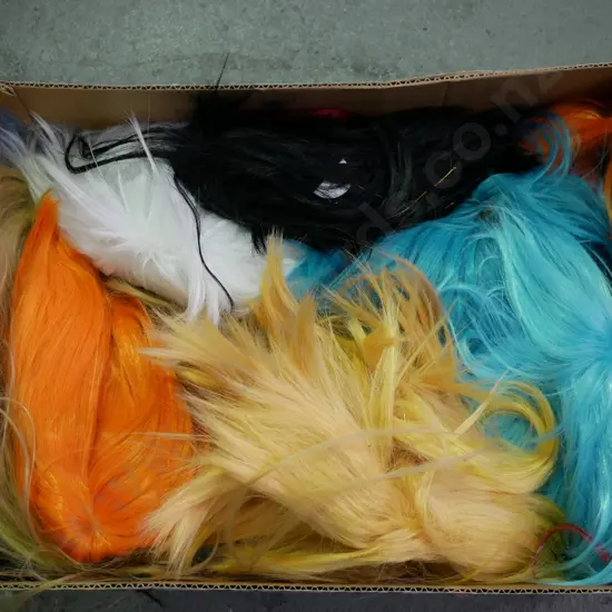 box of wigs