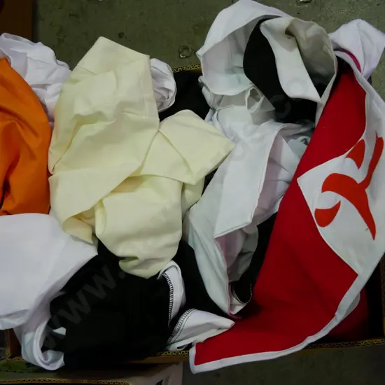 box of opened costumes