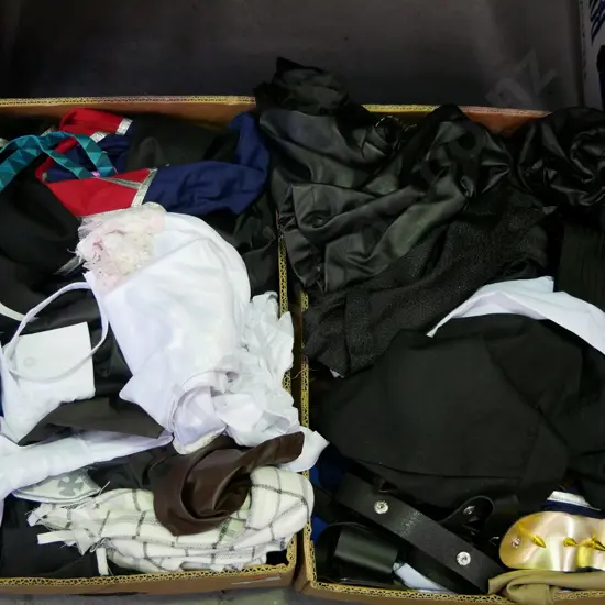 2 boxes of unopened costumes - orange dots