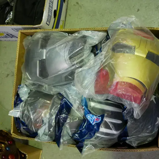 box of various masks