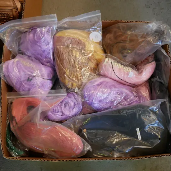 box of wigs