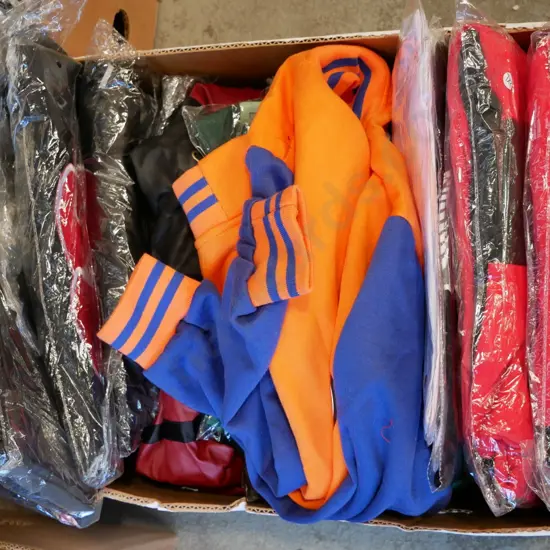 box of unopened costumes