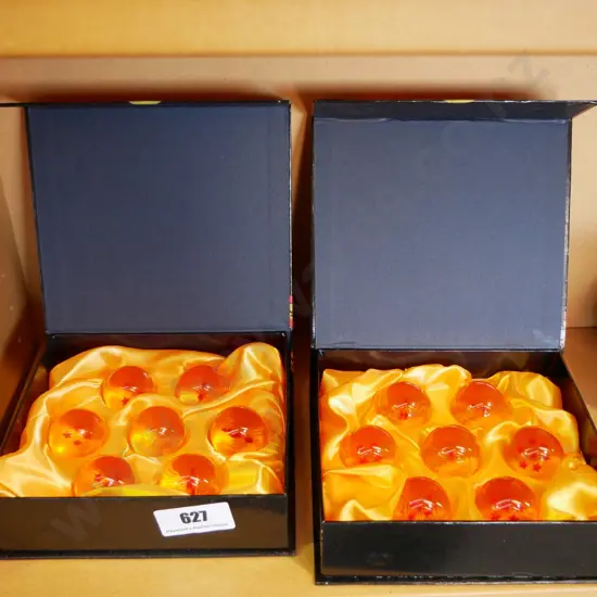 2 boxes Dragon Ball Z crystal balls