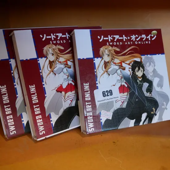 3 boxes Sword Art Online miniature sword sets