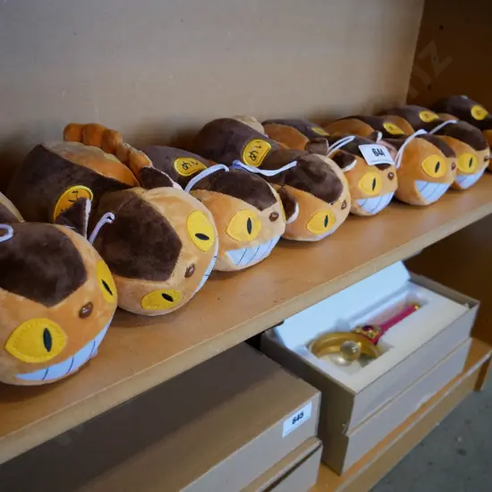 3 x Catbus soft toys