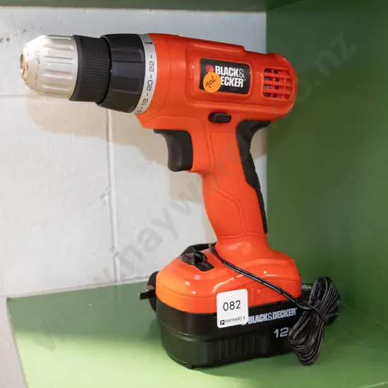 Black and Decker drill and charger