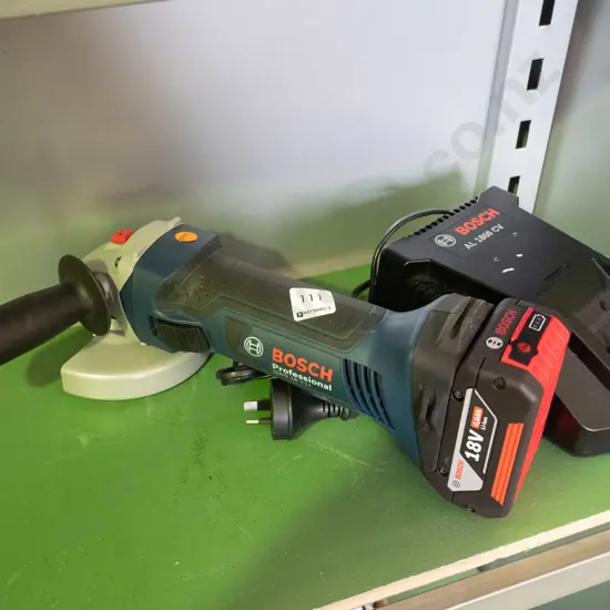 Bosch grinder and charger