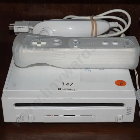 Wii Console and 2 controllers