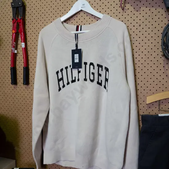 Cream Tommy Hilfiger Jersey with sales tags ($259) 