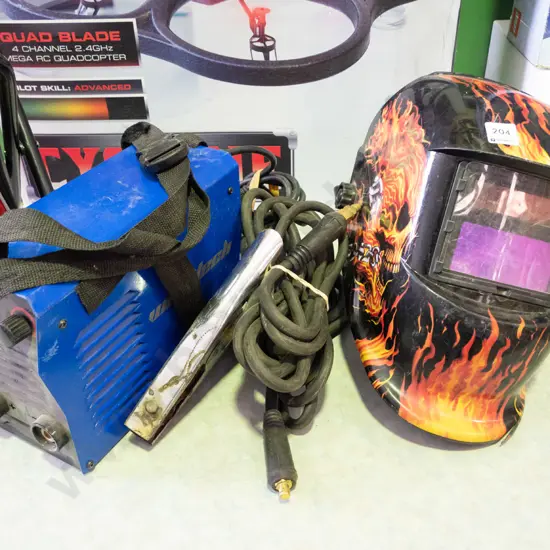 Welder and Welding Helmet 