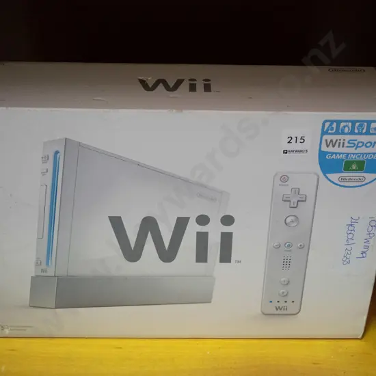 Nintendo Wii in white box 