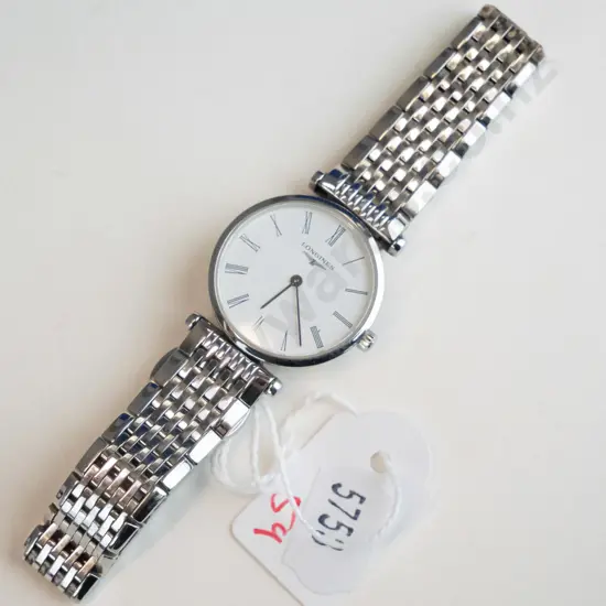 Watch silver analogue Longines ladies