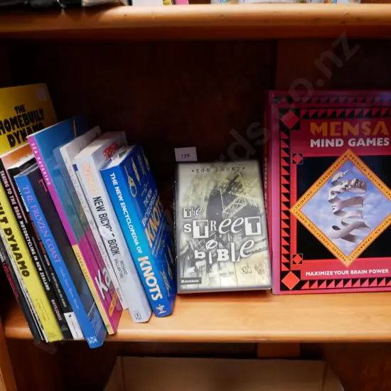 books and Mensa mind games