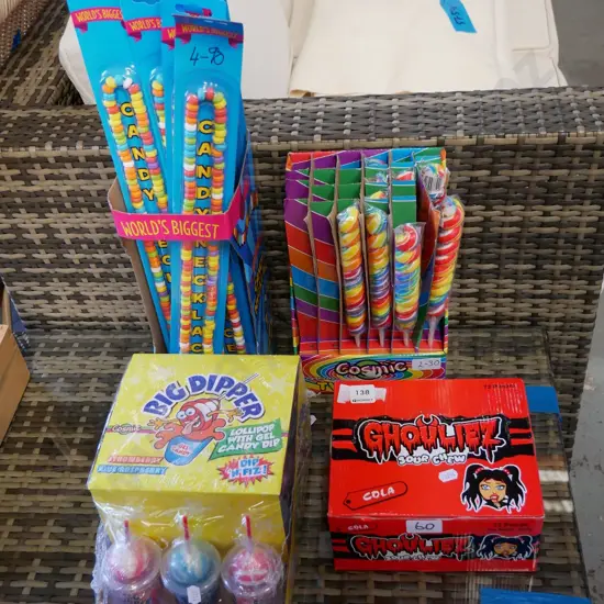 4 boxes confectionery