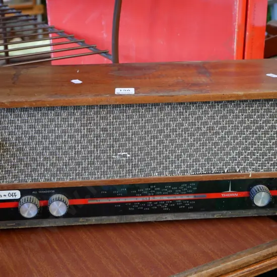 Thorn woodcased mantel radio